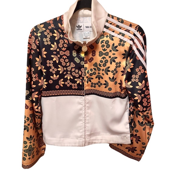 RARE❤️🔥Adidas x YARA SHAHIDI SATIN TRACK JACKET UNISEX Small - Picture 5 of 14